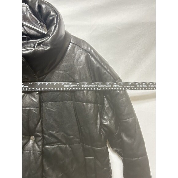 DKNY Womens XXL Black Mock Neck - 2 F Warm Factor Puffer Jacket - Picture 2 of 12